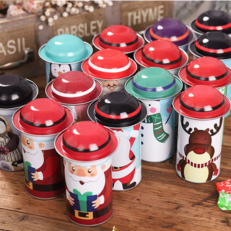 1 шт. Noel Санта Клаус красная коробка конфет драги Bauble рождественские украшения для дома украшения год подарок для детей Navidad