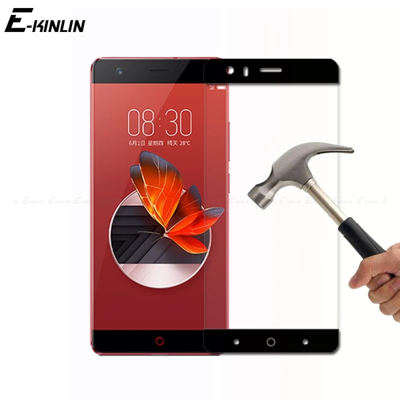 

0.26mm 2.5D Full Cover Screen Protector Protective Film For ZTE Nubia Z18 Z17S Z17 Z11 mini S Max Premium M2 Tempered Glass