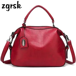 High Quality Oil Wax Leather Women Handbags Designer Women Bags Brand Luxury Women Shoulder Messenger Bags For Ladies Tote 2019 High Quality Oil Wax Leather Women Handbags Designer Women Bags Brand Luxury Women Shoulder Messenger Bags For Ladies Tote 2019