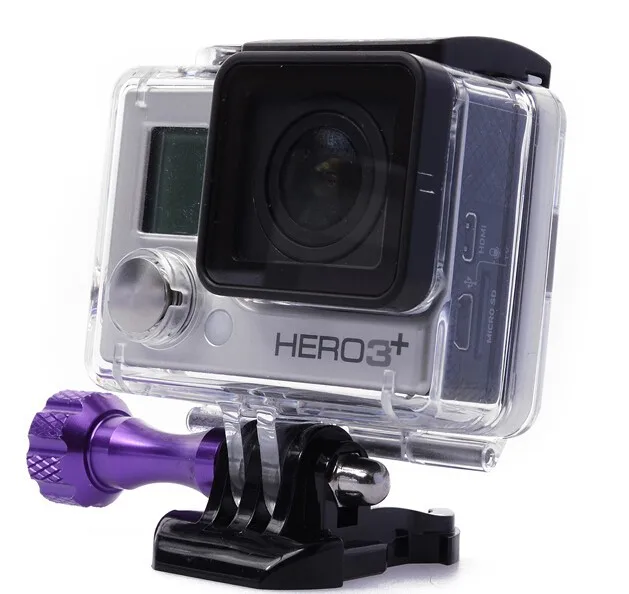 5 цветов Алюминий Винт Набор для Gopro Hero5, 4, 3+, 3, 2, 1 Алюминиевая отвертка болты 2 короткий и 1 длинный(15 шт./упак