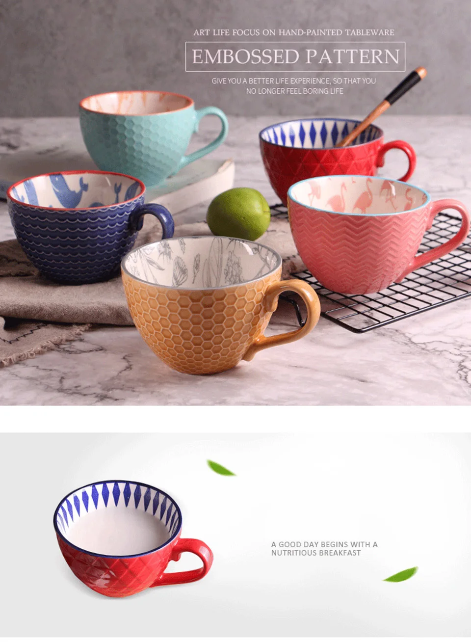 Ceramic Coffee Cup and Saucer Black Pigmented Porcelain Tea Cup Set_meitu_1