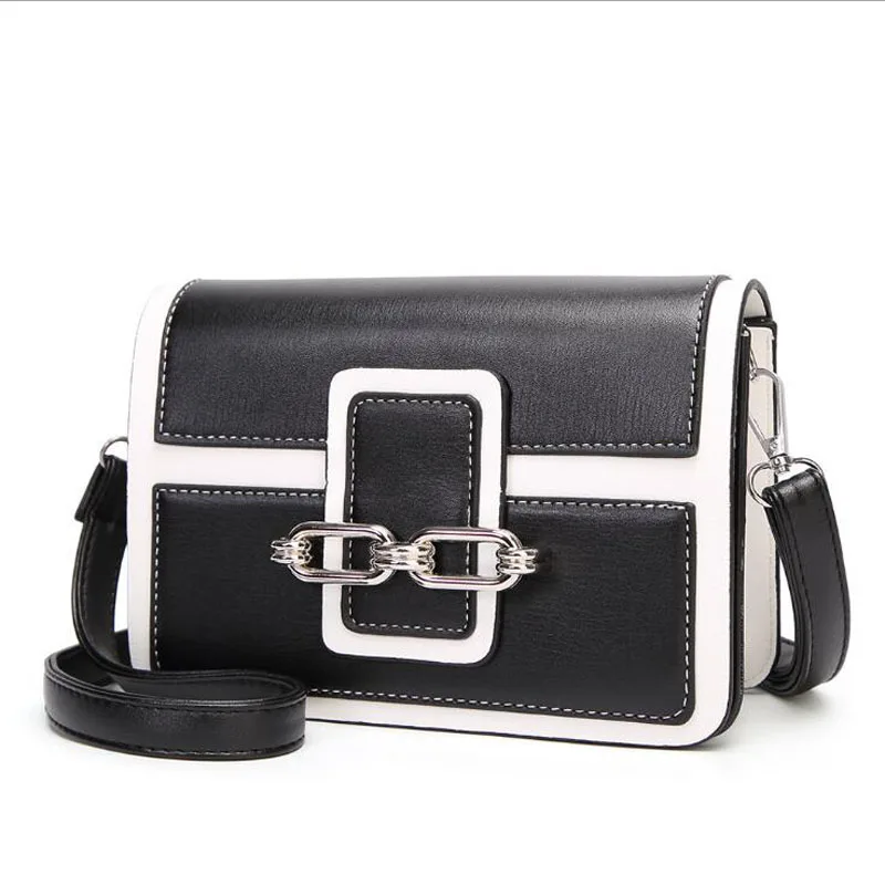 

Female Brand Hand Bag Woman Messenger Bags Lady Rivet chain Women Fashion Leather Shoulder Bag Girl Crossbody Bags