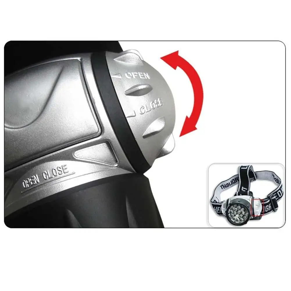 21 LED 4 Modes Waterproof Head Torch Flashlight Bike Lamp Headlamp TR