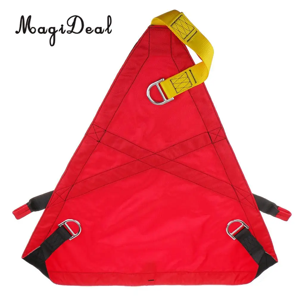 MagiDeal 1Pc Polyester Rock Climbing Rescue Belt Triangle Evacuation Harness Evacuate Patient for Chair Lift Gondola Application