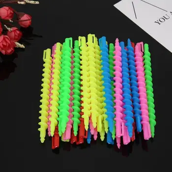

18/35PCS Hair Perm Rods Plastic Long Spiral Hair Perm Rod Hairdressing Styling Curler Rollers Salon Tool