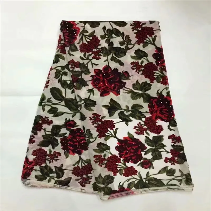 

Hot selling african wax pattern stretch satin fabric nigerian bright color wax pattern design Elastic silk for dress !lxe051726