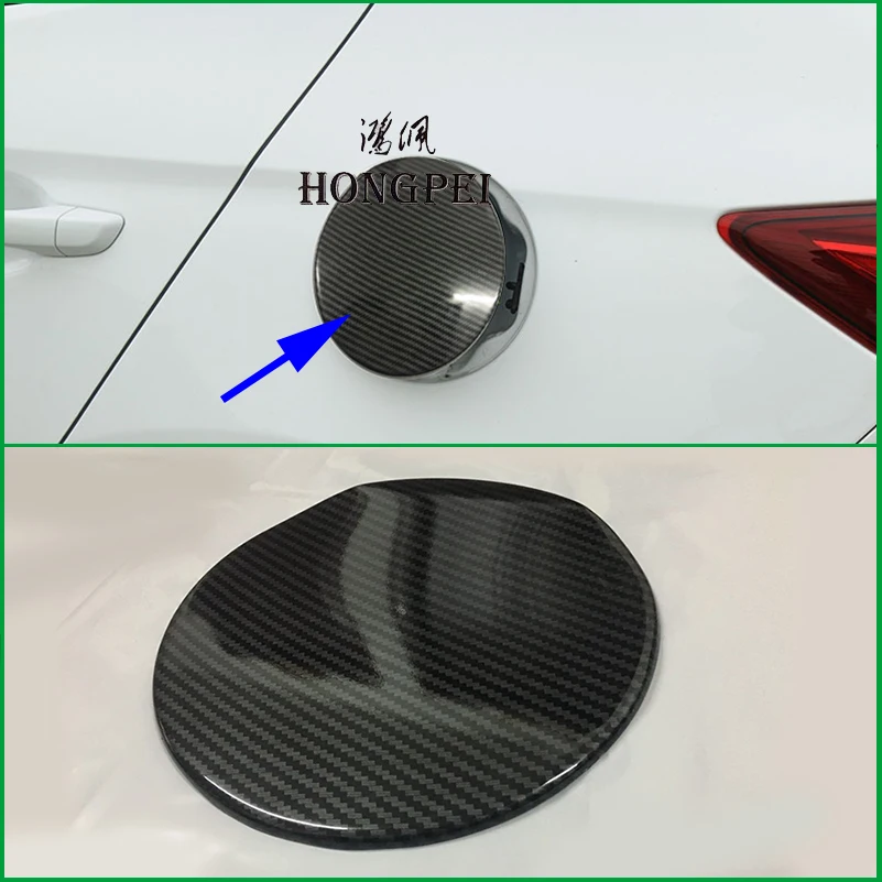 

For hyundai Elantra 2016 2017 2018 Fuel Tank Cover Gas Lid Filler Cap Cover Sticker Trim Exterior decoration Auto Accessories