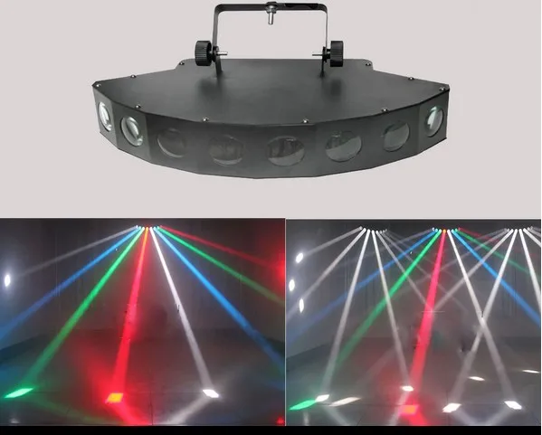 

High brightness LED eight-beam fan beam bar light beam laser lights RGBW scanner dj club disco light