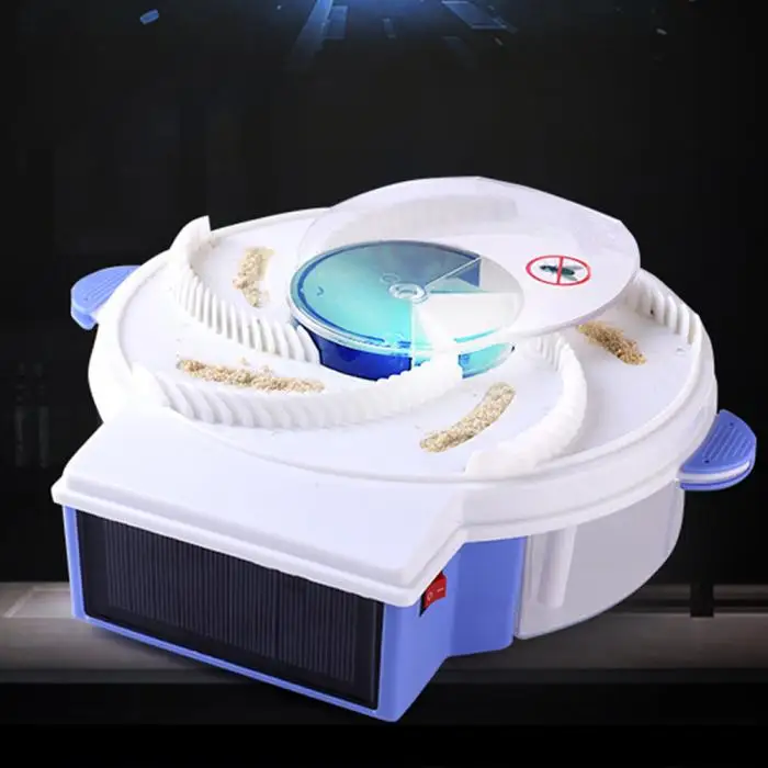 Электрический солнечной энергии автоматический мухоловка fly trap Пешт Отклонить управления catcher комаров летающих ловушка для