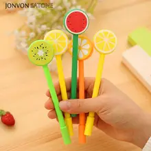 Jonvon Satone 4 шт. с рисунками фруктов нейтральной ручка Южная Корея канцелярские творческий приз для студентов канцтовары оптом