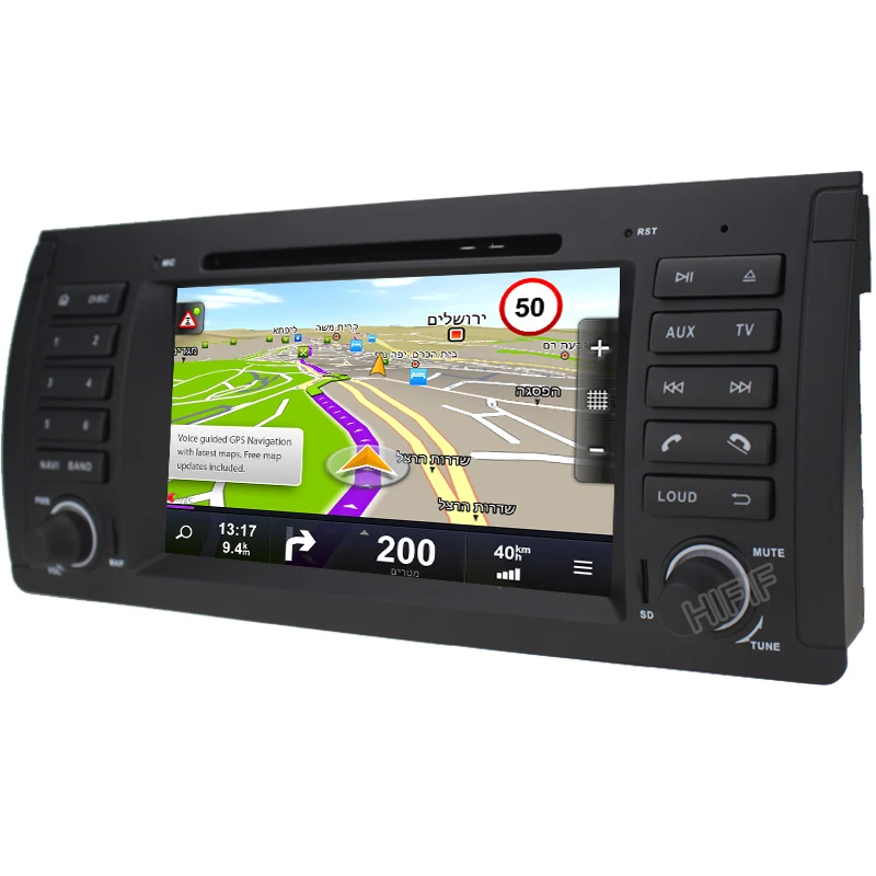 Best 4+32G 7"Android 8.0 Octa Core Radio GPS HDMI Car DVD Player for BMW E39 M5 1999 2000 2001 2002 2003/7 Series E38 1994 1995-2001 3