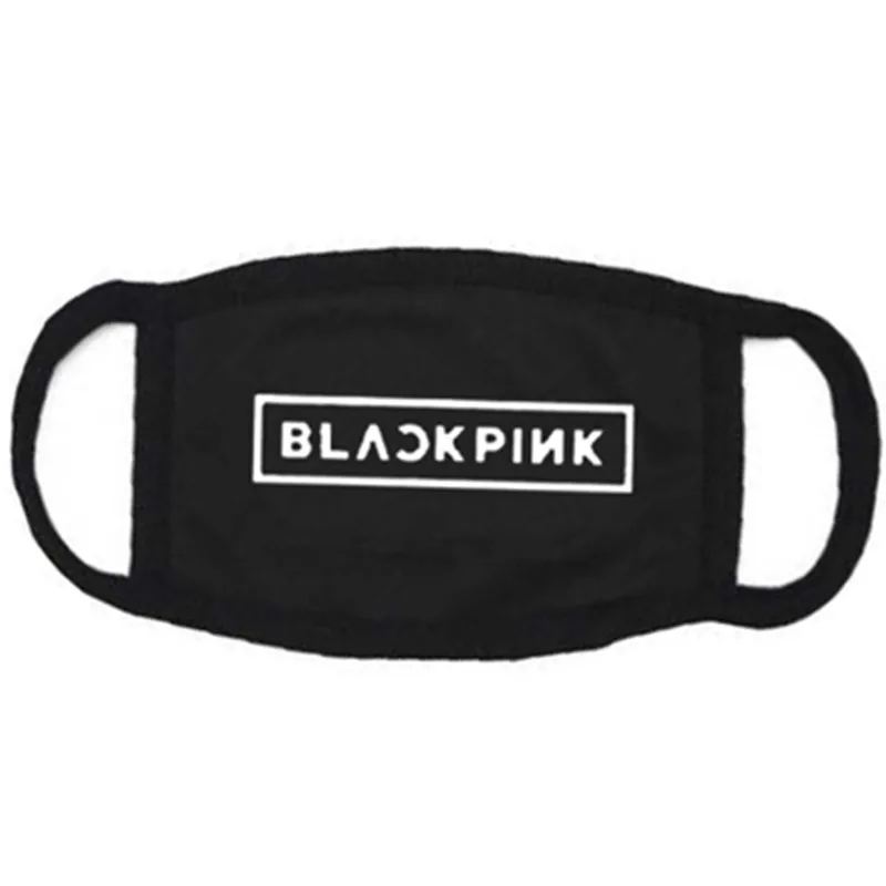 ALLKPOPER KPOP черная розовая маска для рта квадратная маска унисекс новая респиратор против пыли для лица - Цвет: 2