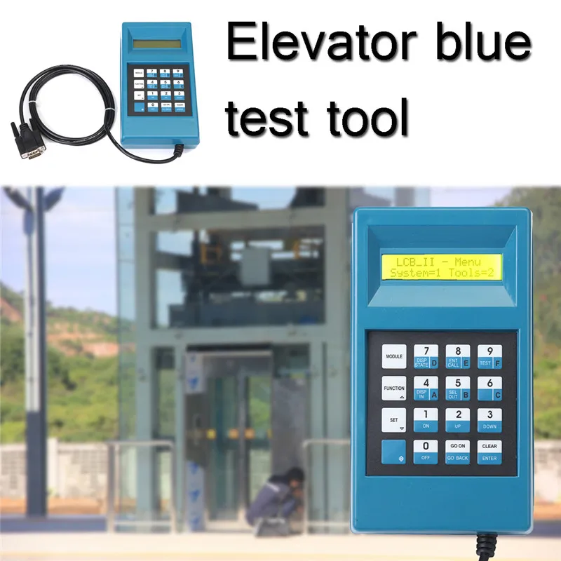 

Elevator Server Debugging Tool Elevator Lift Blue Test Tool Conveyor Debugging Tool Double Line LCD Display Key Clearly