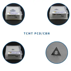 1 шт. TCMT16T304 TCMT110204 TCMT080208 PCD CBN поворота алмазов вставки инструмент высокой твердостью лезвие резака для Токарный станок с ЧПУ