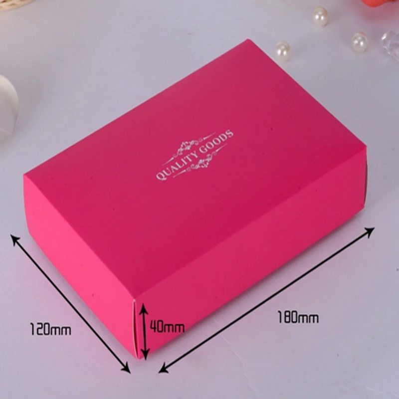 

100pcs Multiple color gift boxes towel boxes, underwear, socks packaging gift boxes