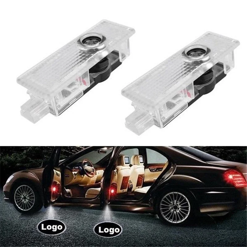 QCDIN 1 Pair Car LED Welcome Lamp For BMW LED Welcome Door Light Laser Decoration Shadow