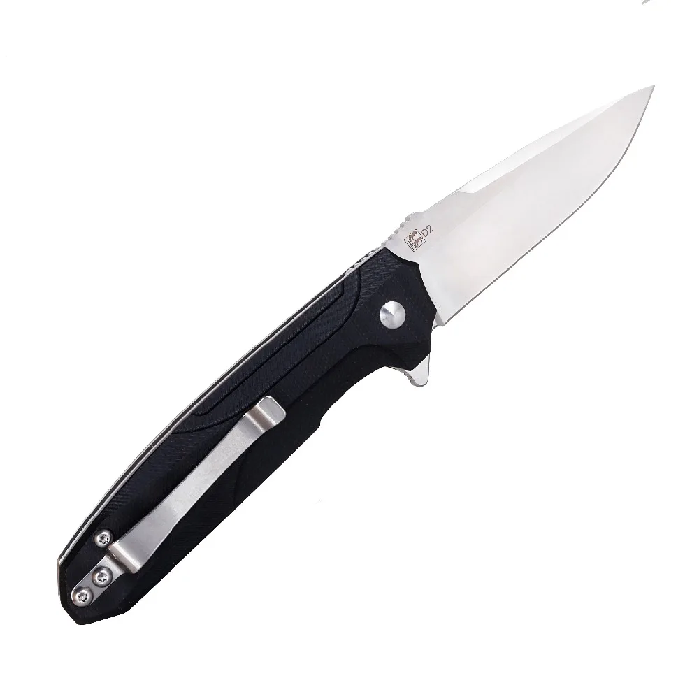 DX JohnnyJamie бренд Presidio C818GP карманный нож D2 стальное лезвие G10 Ручка шариковый