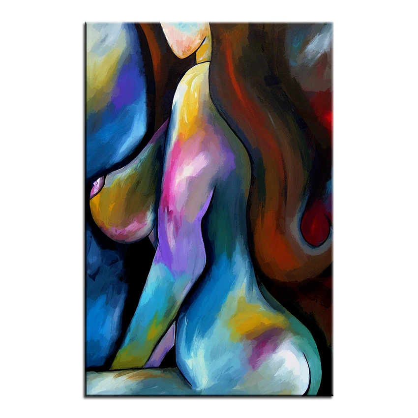 Large-size-Printing-Oil-Painting-gifted-original-nude-Wall-painting-Steampunk-Wall-Art-Picture-For-Living