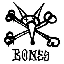 12.6cm*13.6cm Rat Bones Powell Brigade Skater Decals Motorcycle Vinyl Car Sticker Black/Silver S3-4621