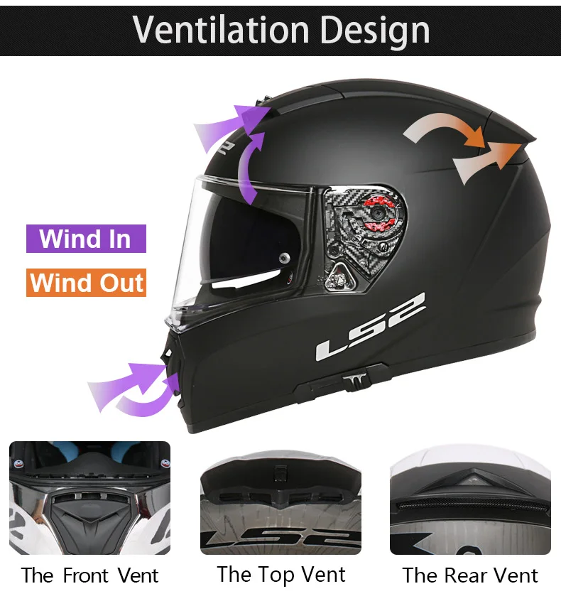LS2 FF390 выключатель полный уход за кожей лица moto rcycle шлемы с внутренним солнцезащитным щитом casco moto Racing moto rbike шлемы шлем moto DOT