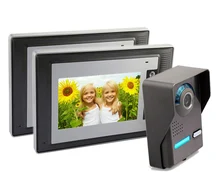 Freeship de Vídeo Teléfono de Puerta de Intercomunicación Timbre 1 Cámara 2 Monitor de Seguridad RFID de Control de Acceso para el apartamento/hotel etc.