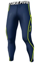 Neue Premium Nehmen Fünf Korea Ursprünglichen männer Compression Skin Tight NAVY Lange Hosen 209