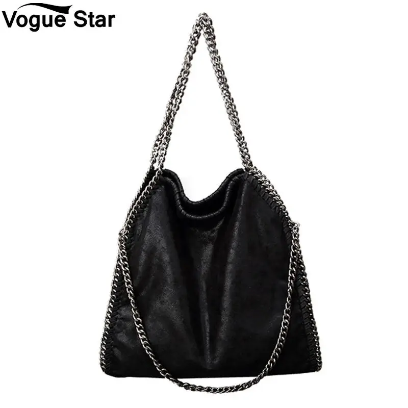 Lady Women handbags Crossbody Bags PU leather Shoulder Bag stella 3 silver chains Bolso Tote ...