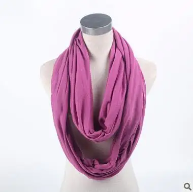 New Mother Lactation Cover Feeding a Child Fashion Women Infinity Scarf Breastfeeding Mommy Nursing Infant Shawl - Цвет: Light Purple