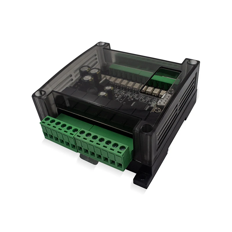 FX1N-20MT DC 24V PLC Industrial Control Board High Speed Machine Motor Controller 12 points Input 8 points Output with case