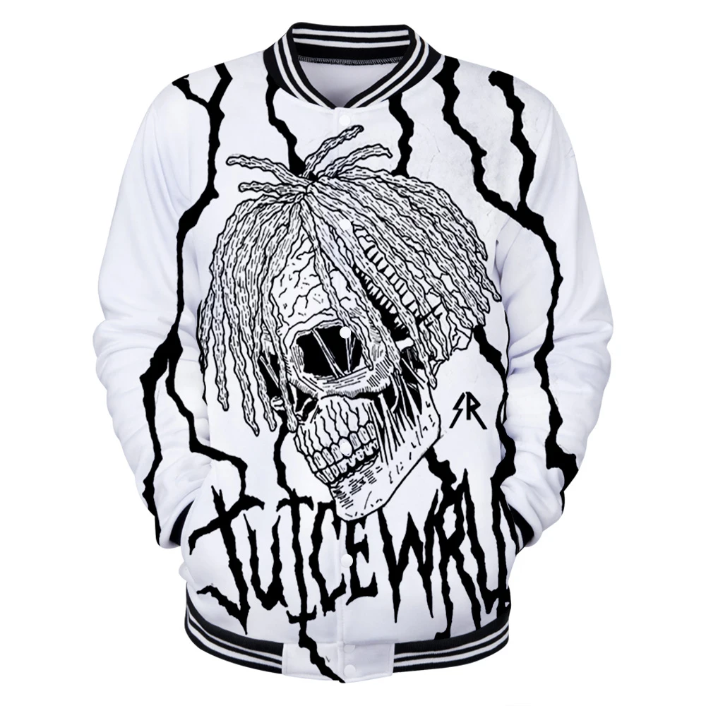 Мужская/Женская бейсбольная форма Rapper Juice WRLD униформа в стиле хип-хоп с 3D-принтом