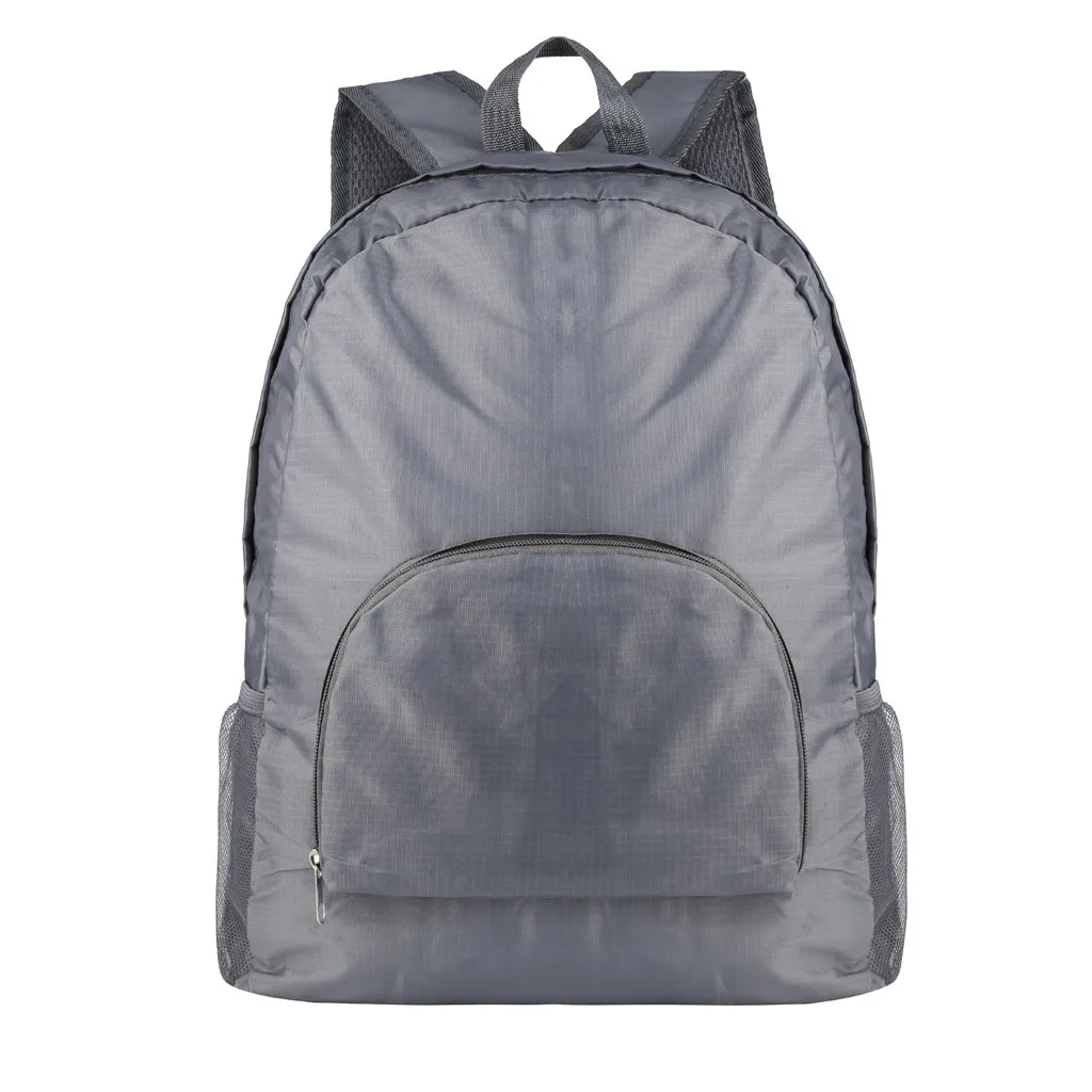 

Sports Backpack Solid Color Hiking Rucksack Men & Women Unisex Zipper Soft Schoolbags Travel Canvas Bag Multicolor Selection #W