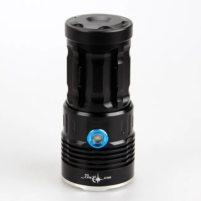 WasaFire Hot Sale 12000 Lumens Super Bright SKYRAY 8 x XM-L T6 LED Flashlight Torch Lamp Light 3 Mode Lantern For Camp Hike Hunt