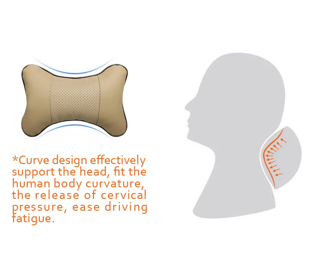 1 шт. автомобильное сиденье Подушка для головы и шеи Отдых безопасность Подушка Поддержка Подушка подголовник подушка для Ford BMW для TOYOTA для Volkswagen для Audi