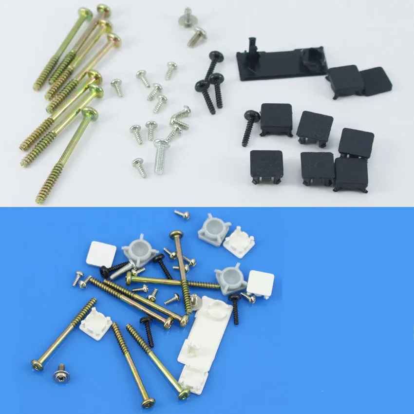 

JCD White Plastic For PS3 Slim Console Screws w/ Screw Rubber Feet Cover Set