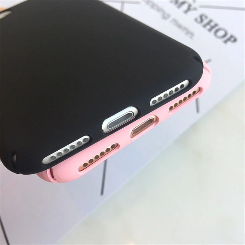 Чехлы карамельных цветов для телефонов Iphone X матовый чехол из жесткого пластика 11