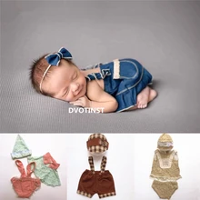 Dvotinst/реквизит для фотосъемки новорожденных; наряд для малышей; платье; Шапка; повязка на голову; Комплект для фотосессии; аксессуары для студийной фотосессии; Bebes; реквизит для фотосессии