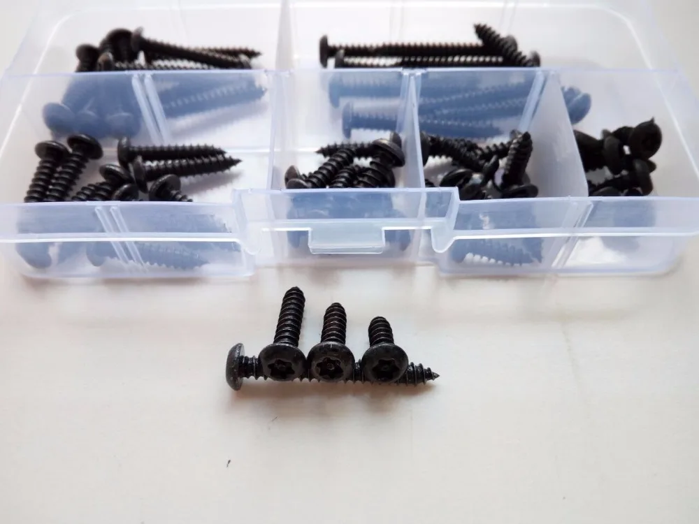 60pcs M4 Torx & TX Sheet Metal Self attack Screw Self-tapping With Column Bolt High Quality | Обустройство дома