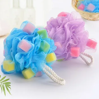 

New Bathing Flower Large Children Bubble Ball Rub Towel Sponge Bathing Soft Body Cleaning Exfoliating Bathroom Accessories