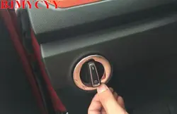 BJMYCYY автомобильных фар переключатель из нержавеющей стали декоративные кольца на Volkswagen T-ROC T РПЦ 2018 аксессуары