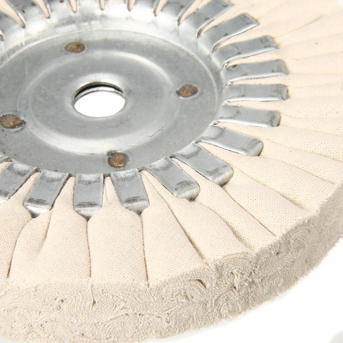 6 Inch Cotton Airway Polishing Buffing Grinding Wheel Arbor Polisher Disc Pad 25mm Thickness Abrasive Polishing Tool
