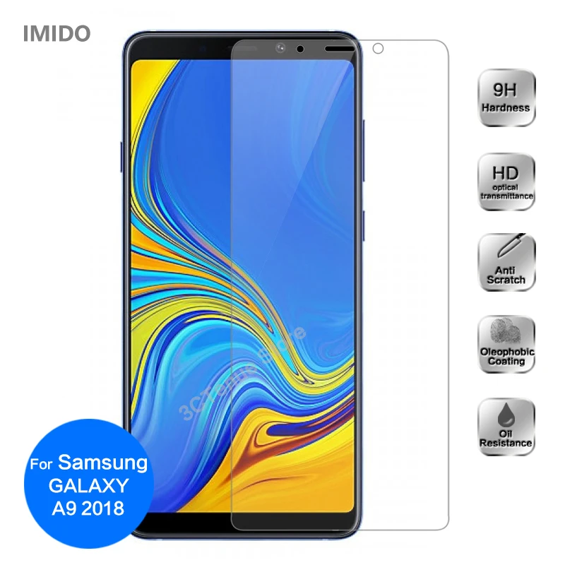 

9H Premium Glass Film For Samsung GALAXY A9 2018 Front Tempered Glass Screen Protector Cover On A 9 920F A920F SM-A920F
