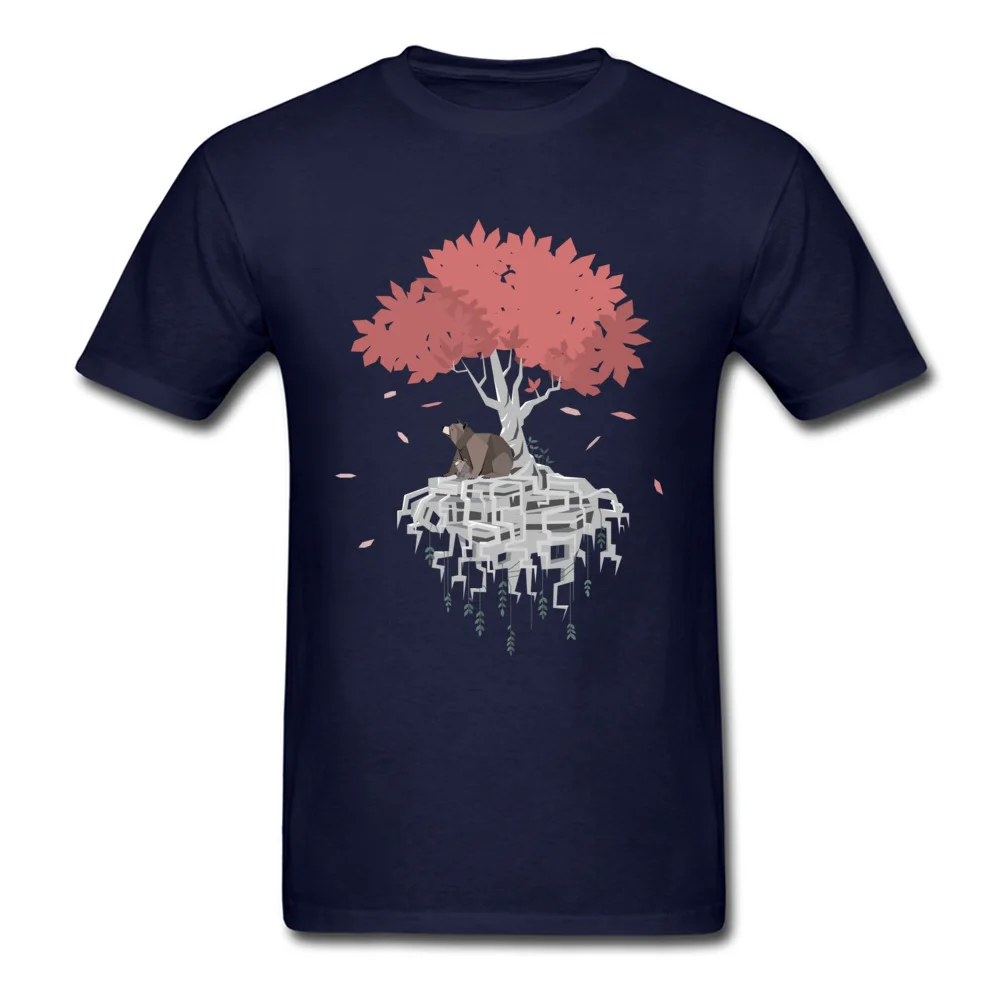 Tree Root Island Tops & Tees Brand O Neck Printed On Short Sleeve Cotton Fabric Mens Top T-shirts Hip hop Tops Shirt Tree Root Island navy