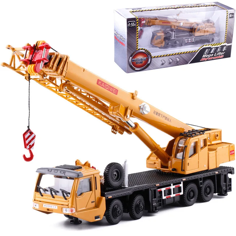

Alloy crane engineering vehicle model 1:55 heavy crane car toy car original factory simulation children's toys