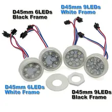 12 v 45 мм, 50 шт в наборе, ucs1903 светодиодный пиксельный rgb светодиодный модуль modulos de СИД smd5050 ip68 Водонепроницаемая светодиодная лента rgb узлов пикселей с буквенным принтом Испания магазин