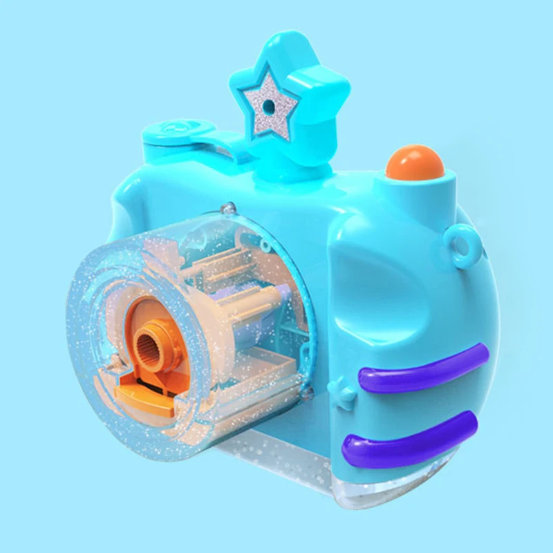 Детская пузырчатая камера выдувные игрушки Bubble освещение музыка электрическая камера автоматическая машина для пузырей Крытый открытый
