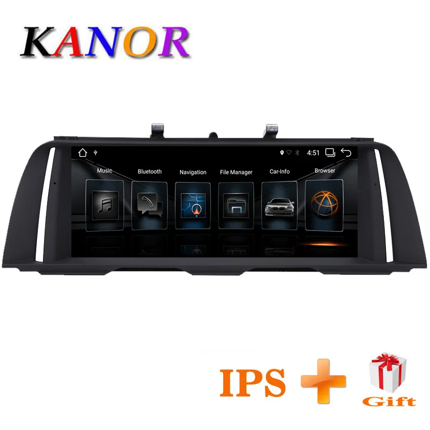 

KANOR 10.25" Quad Core Android 7.1 2+32g IPS Car multimedia for BMW 5 Series F10 F11 2011 2012 with NBT or CIC GPS Navigation