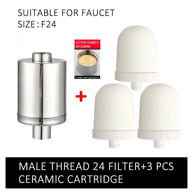 Tap Water Purifier Kitchen Faucet Washable Ceramic Percolator Mini Water Filter Filtro Rust Bacteria Removal Replacement Filter Tap Water Purifier Kitchen Faucet Washable Ceramic Percolator Mini Water Filter Filtro Rust Bacteria Removal Replacement Filter