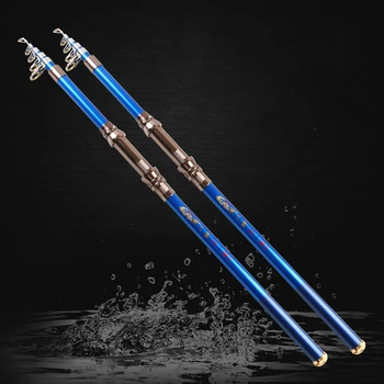 

Super Hard Sea Telescopic Fishing Rod High Carbon River Stream Fishing Hand Rod Ultra Light Portable Hand Rod 2.1/2.7/3.6m 2pcs