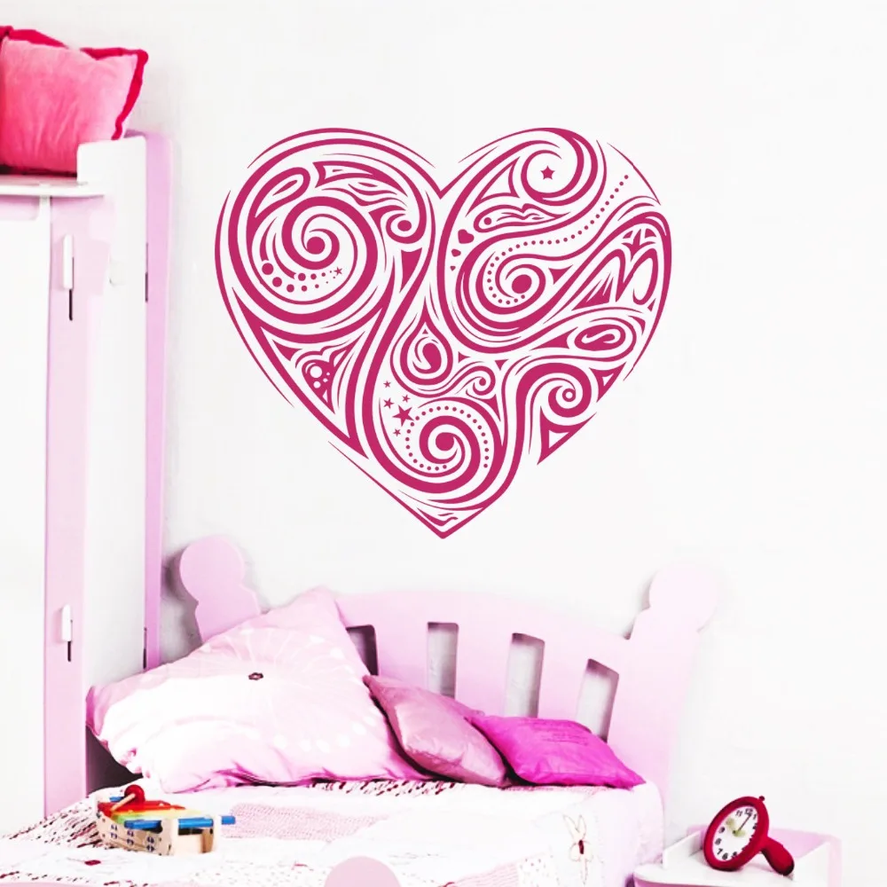 Sweet Heart Wall Stickers For Kids Rooms Home Decal Bedroom Decoration