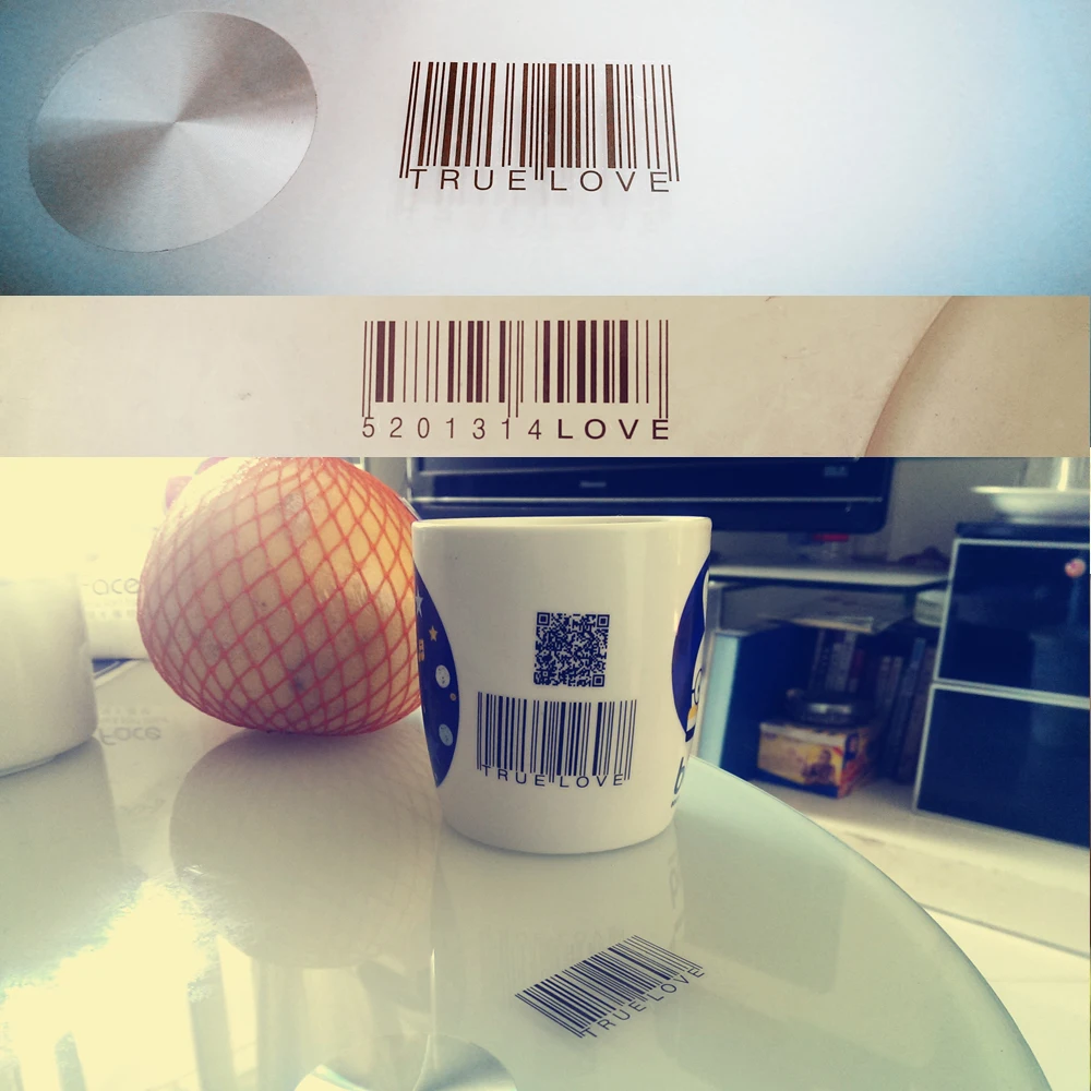 أسود Barcod QR كود للماء المؤقتة ملصقا نقل المياه وهمية الوشم ماكياج باردة الرجال النساء الجسم الفن رخيصة الاشياء